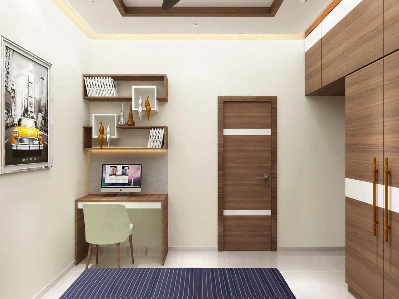 Arman Laskar – Bedroom Interior Design in New Town, Kolkata - Image 8