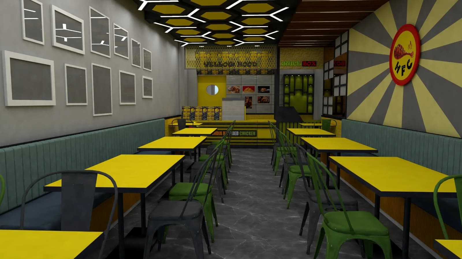 HFC Maju – Café Interiors in Kolkata - Image 3