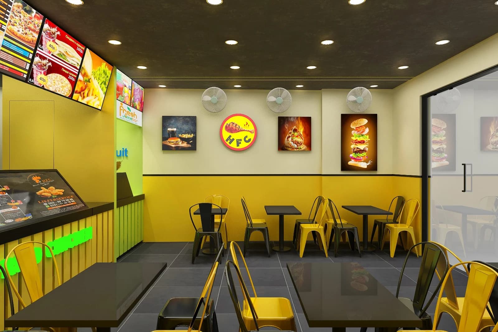 HFC Maju – Café Interiors in Kolkata - Image 2