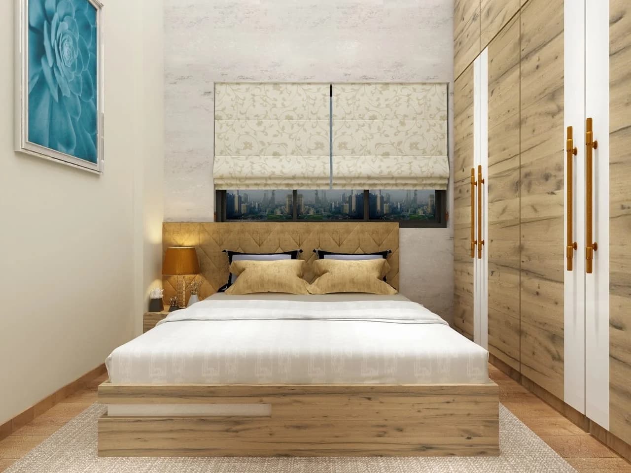 Arman Laskar – Bedroom Interior Design in New Town, Kolkata - Image 10