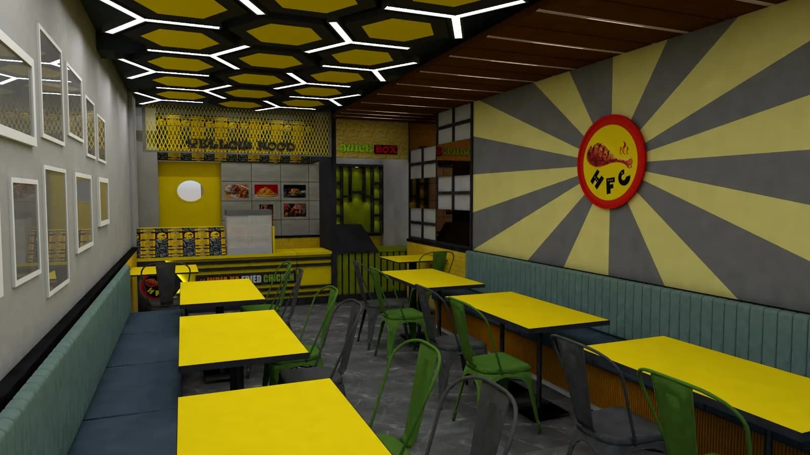 HFC Maju – Café Interiors in Kolkata - Image 4
